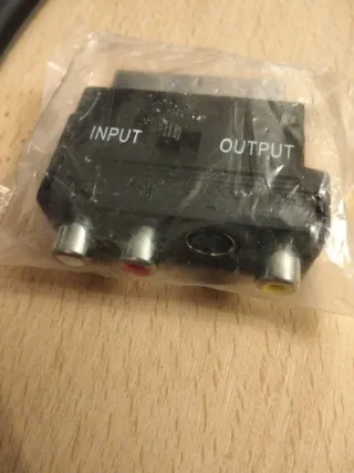 Adaptador Scart Macho a 3 RCA Hembra