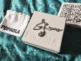 Collana Pdpaola lettera S argento