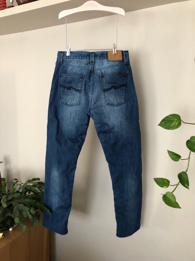 Nudie Jeans Steady Eddie Hombre Azul w30