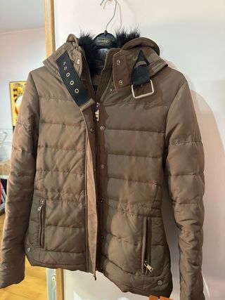 Abrigo Zara Talla S Marrón