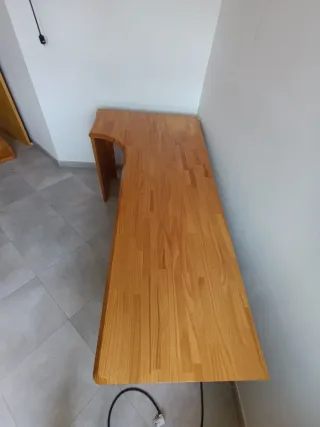 Mesa escritorio estudio con cajones y cajonera