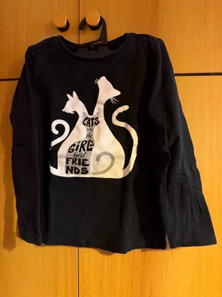 Maglietta bambina gatti Cats are the girls best fr