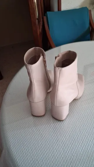 Botines Mango Beige Talla 38