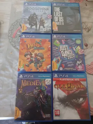 PS4 Slim 1TB + Soporte + Mando Camuflaje+juegos