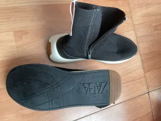 Botines Zara Talla 36 Negros
