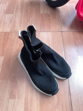 Botines Zara Talla 36 Negros