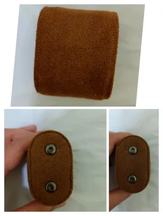 Estuche para 3 relojes marrón