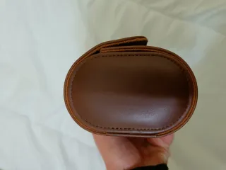 Estuche para 3 relojes marrón