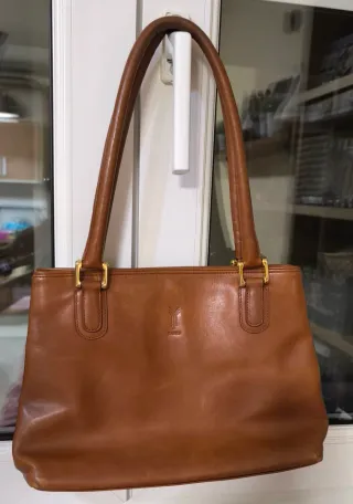 Bolso de piel marrón Yanko
