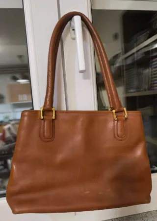Bolso de piel marrón Yanko
