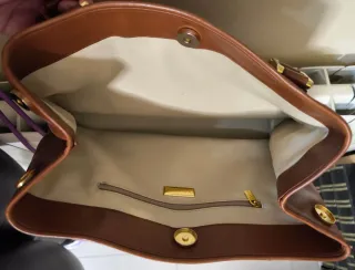 Bolso de piel marrón Yanko