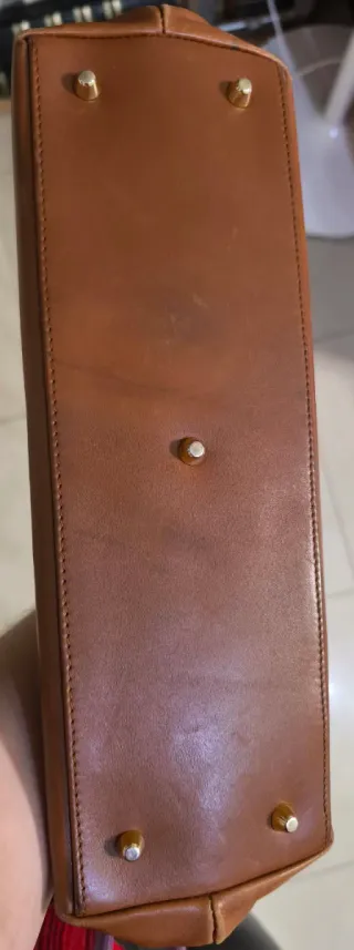 Bolso de piel marrón Yanko