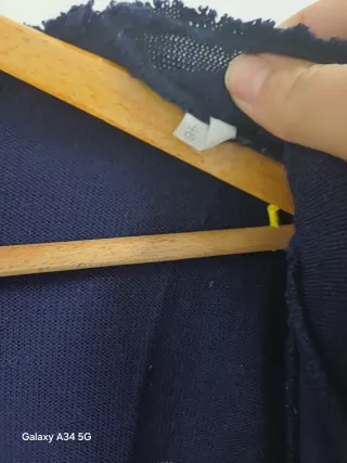 Cardigan donna blu e viola taglia M