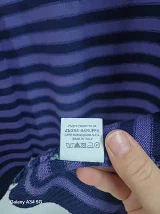 Cardigan donna blu e viola taglia M