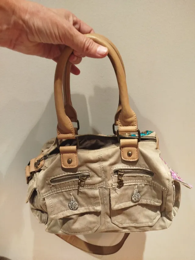 Bolso Desigual Beige Multicolor
