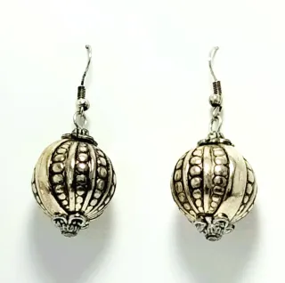 Pendientes Ref: 1022. Bañados en plata vieja.