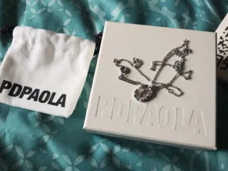 Collana Pdpaola lettera C argento