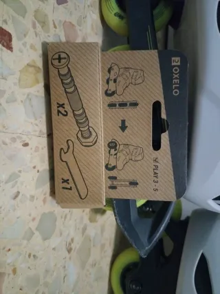 Patines infantiles OKELO talla 32-34  Con bolsa