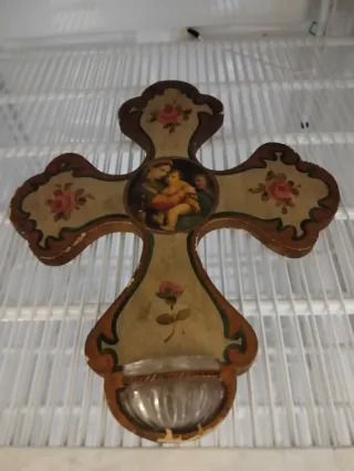 Crucifijo decorativo vintage