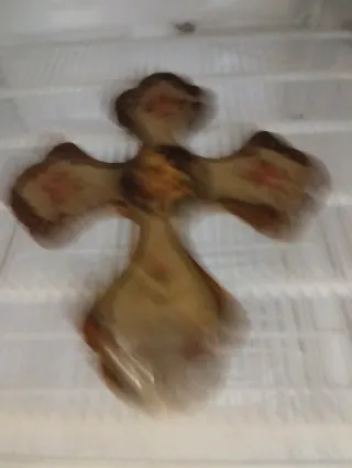 Crucifijo decorativo vintage