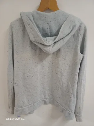 Felpa con cappuccio grigia taglia L