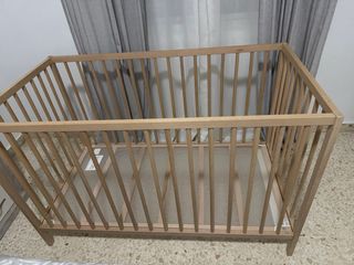 Cuna Ikea Madera Natural
