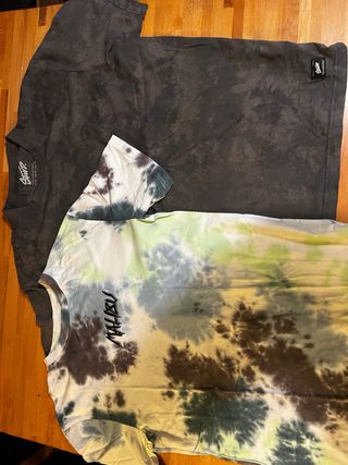 Pack 2 Camisetas Hombre Manga Corta Tie Dye