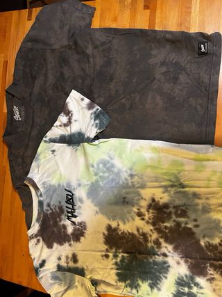 Pack 2 Camisetas Hombre Manga Corta Tie Dye