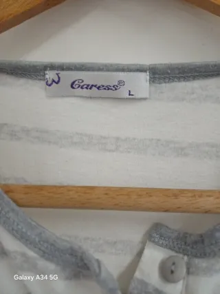 Maglia donna a righe con panda taglia L