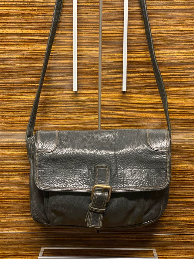 Bolso piel Salvador Bachiller negro