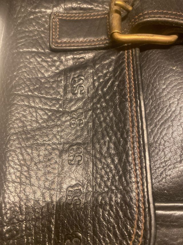 Bolso piel Salvador Bachiller negro