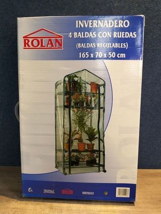 Invernadero PVC 4 baldas 165x70x50
