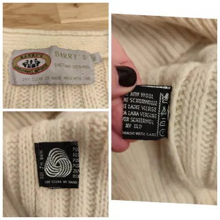 Cardigan Shetland Vintage Tg XXL