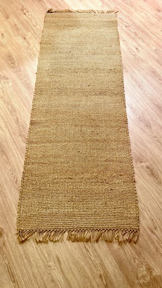 Tappeto in iuta beige/marrone 70x200