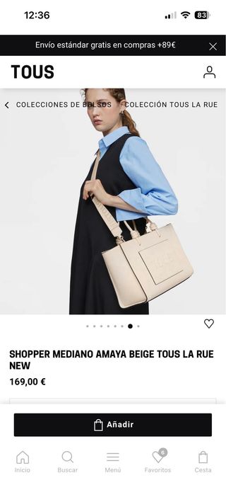 Bolso Tous Beige/Rosa