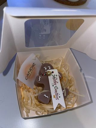 Vela Muñeco Jengibre Navidad