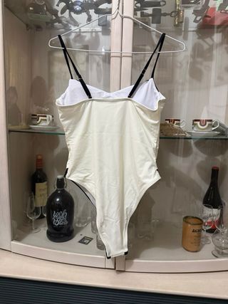 Bañador mujer blanco y negro