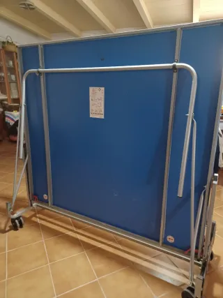 Mesa Ping Pong Plegable con Ruedas