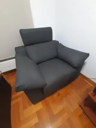 Butaca GaleriasdelTresillo Relax Tela Gris