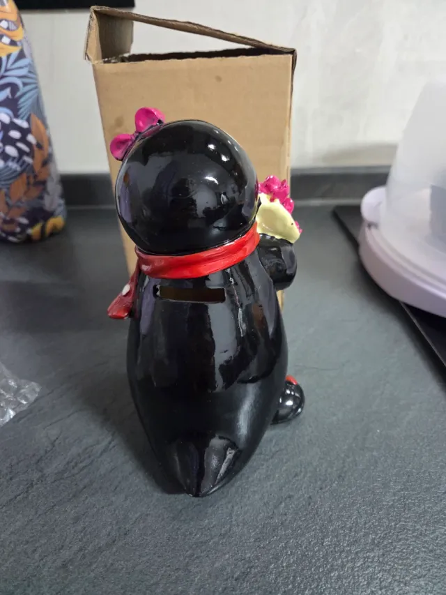 Salvadanaio pinguino I Love You