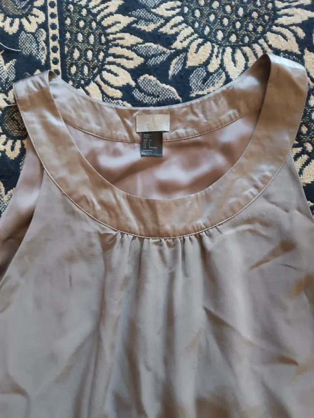 Vestido H&M Beige