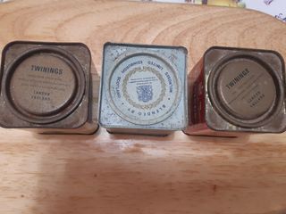 Set 5 Scatole Latta Tè e Caffè