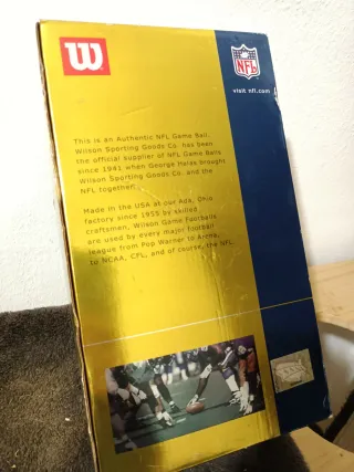 Pallone Wilson Super Bowl XXXVI Patriots