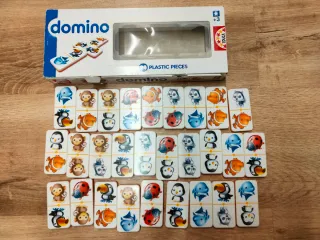Dominó infantil con animales