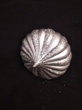 Pack 6 Bolas Navideñas Plateadas