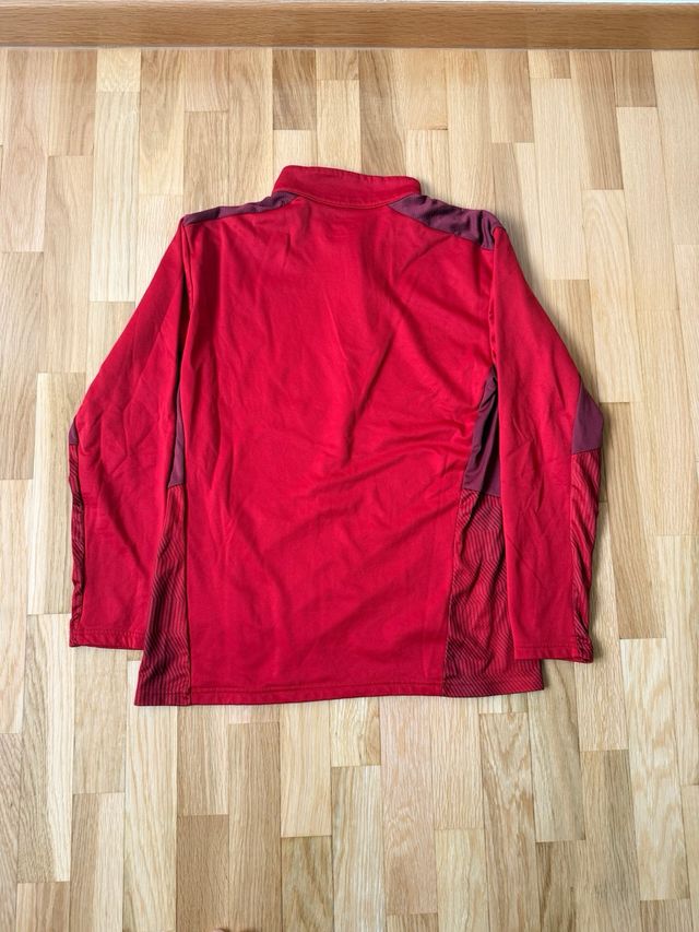 Sudadera Puma Roja Media Cremallera