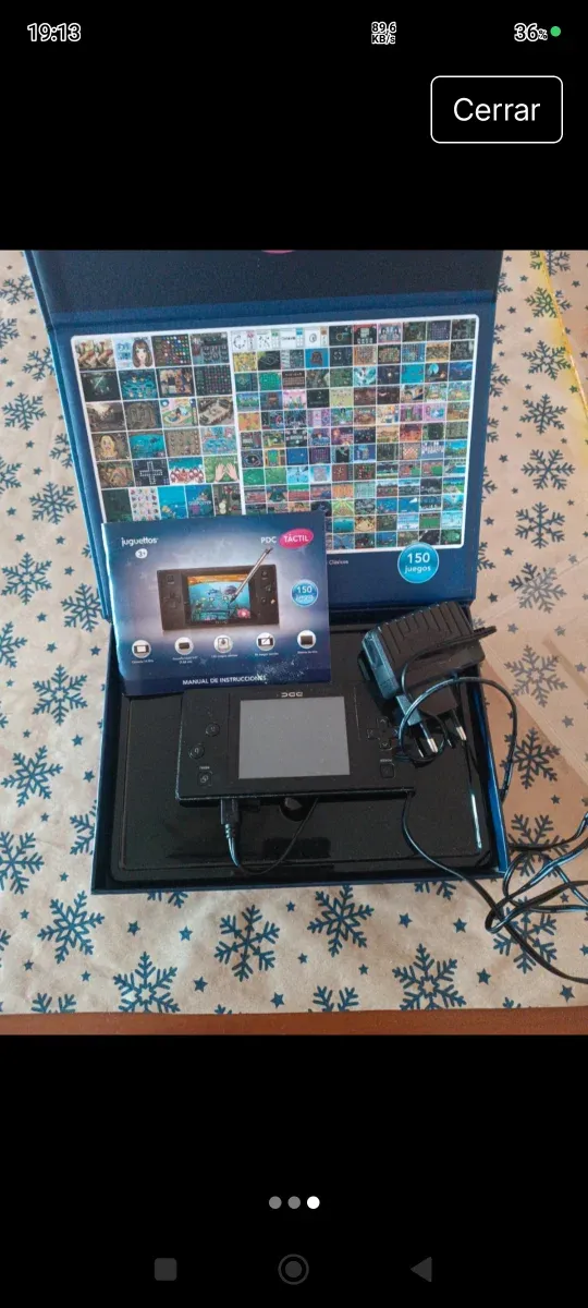 Consola Juguettos PDC Táctil Negra