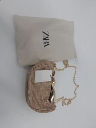 Bolso Zara Dorado