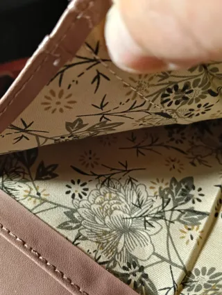 Monedero Sweet & Candy rosa y beige