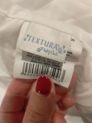 Edredón Textura 100x135cm Blanco